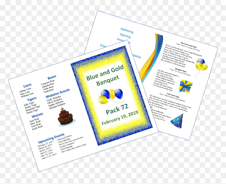 Brochure, HD Png Download - webelos png