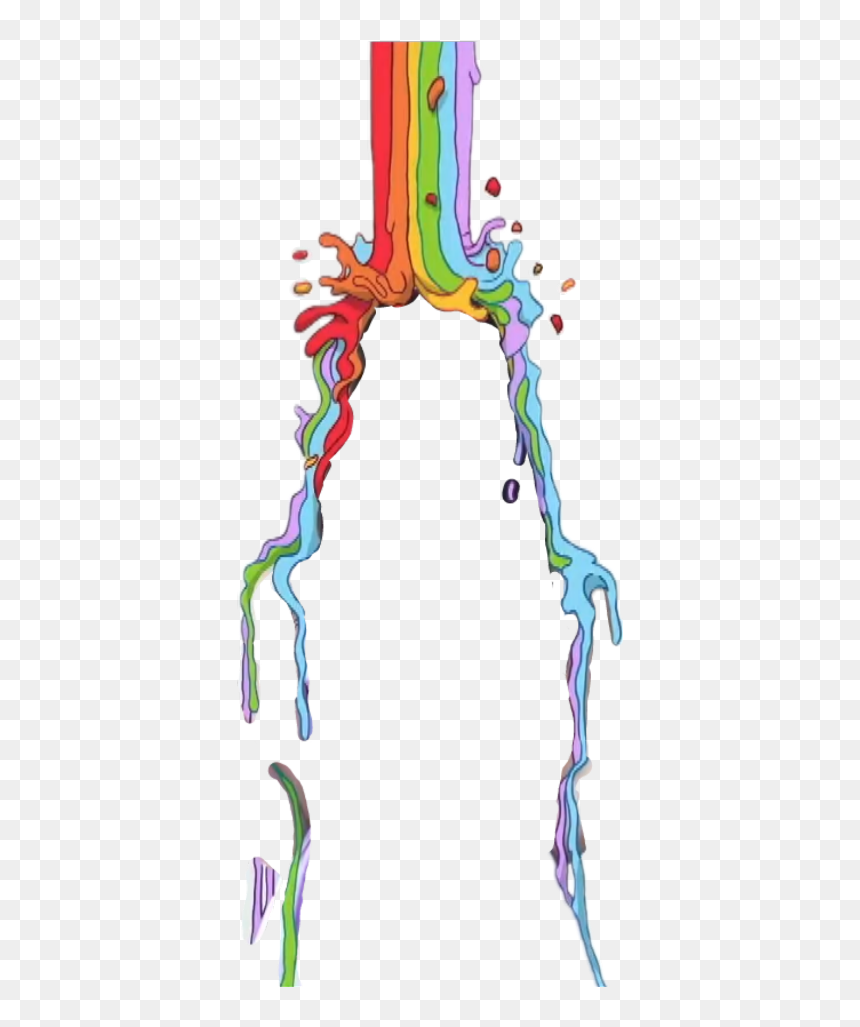 Child Art, HD Png Download - rainbow explosion png