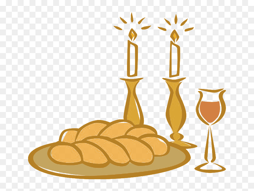 Shabbat Clipart, HD Png Download - candle clipart png