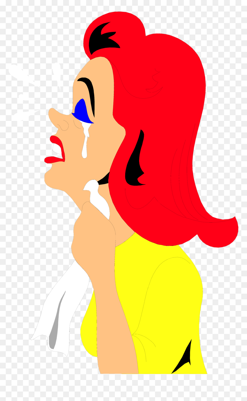Cry Woman Clipart, HD Png Download - moaning emoji png