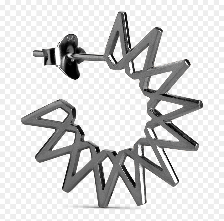Jane Kønig Sun Earrings, HD Png Download - decorative cross png