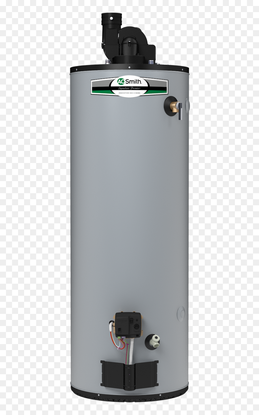 50 Gal Short Gas Water Heater, HD Png Download - water heater png