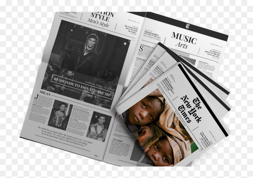New York Times, HD Png Download - paper transparent png