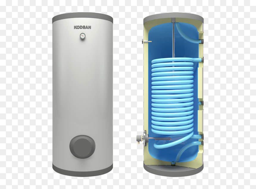 Storage Tank With Serpentine, HD Png Download - water heater png