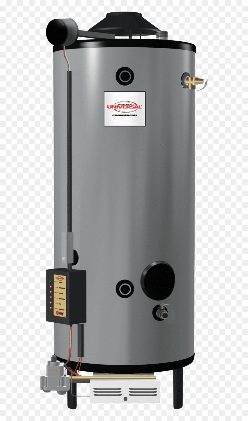 100 Gallon Water Heater, HD Png Download - water heater png