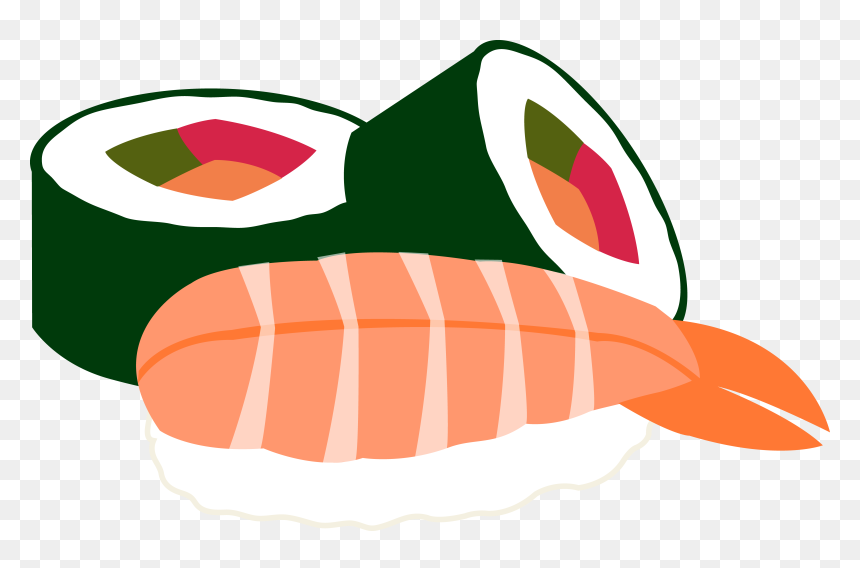 Sushi Clipart, HD Png Download - no clipart png