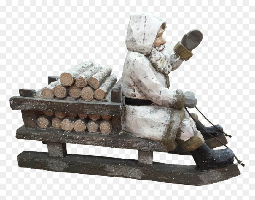Statue, HD Png Download - christmas sleigh png