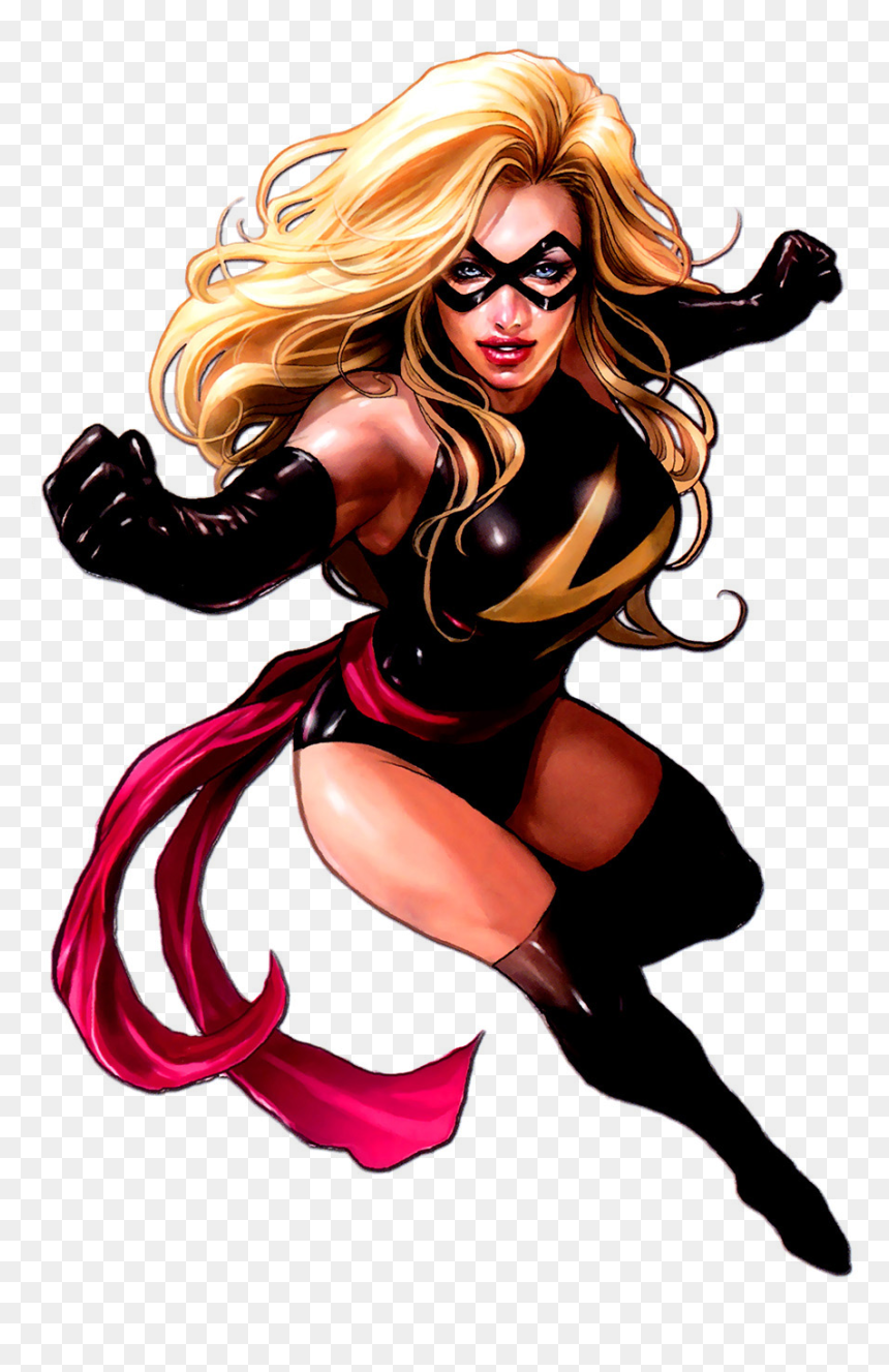 Mrs Marvel Carol Danvers, HD Png Download - ms marvel png
