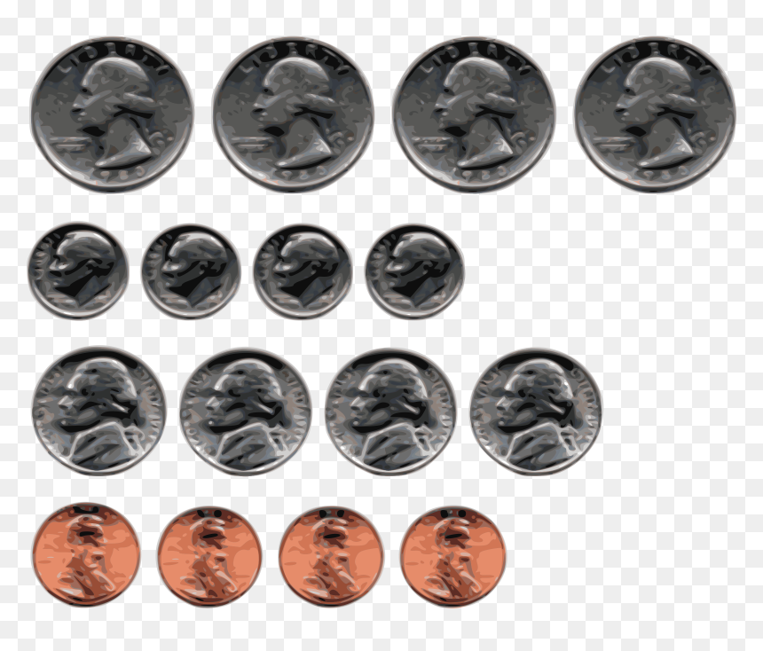 All The Us Coins, HD Png Download - coins.png