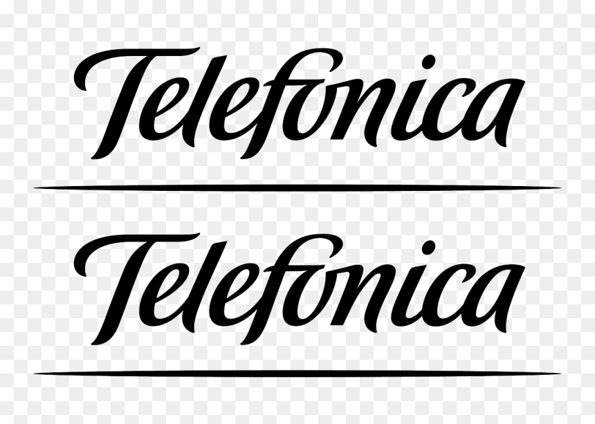 Calligraphy, HD Png Download - telefonica logo png