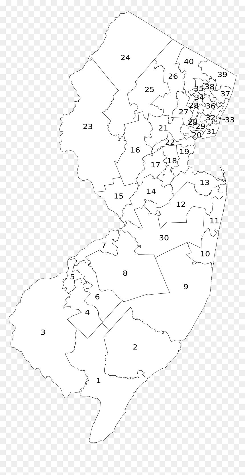 New Jersey Opportunity Zones, HD Png Download - new jersey nets logo png