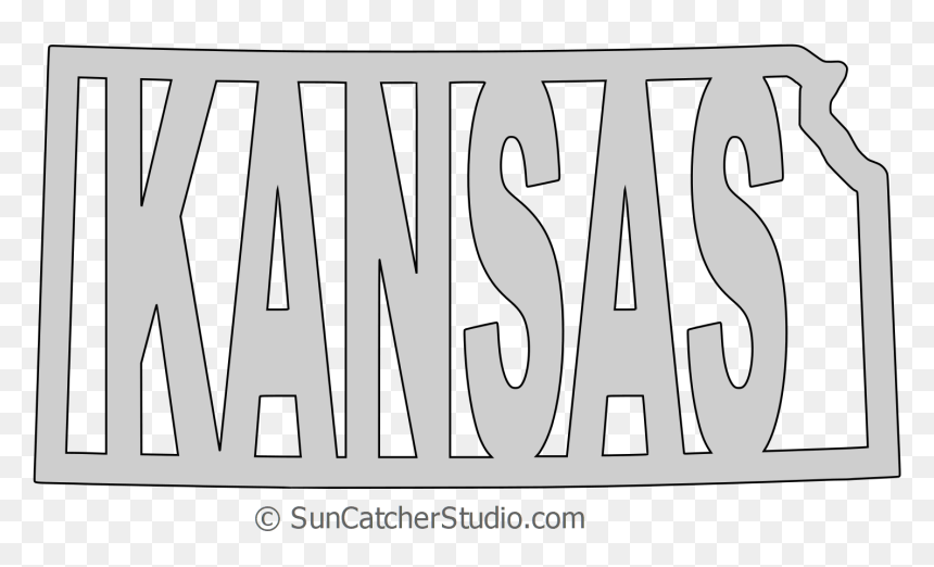 Parallel, HD Png Download - kansas outline png