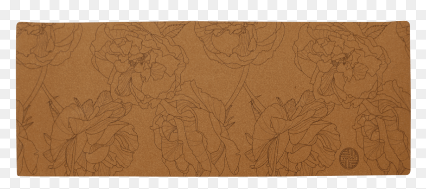 Placemat, HD Png Download - peony outline png