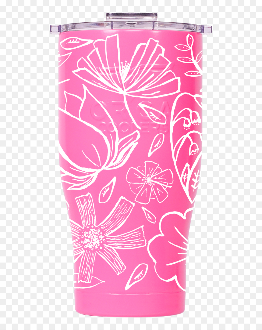 Floral Sketch 27oz Chaser, HD Png Download - peony outline png