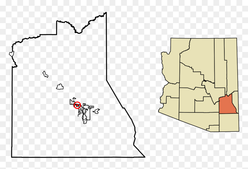 San Jose Arizona, HD Png Download - arizona state outline png
