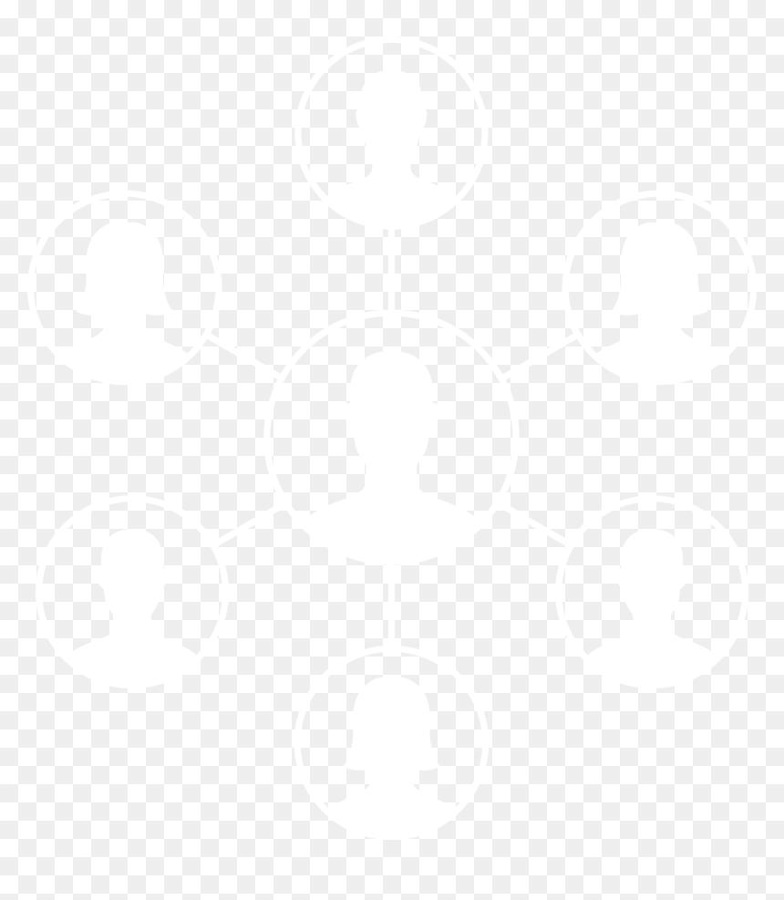 Men And Woman Networking Symbol, HD Png Download - network icons png