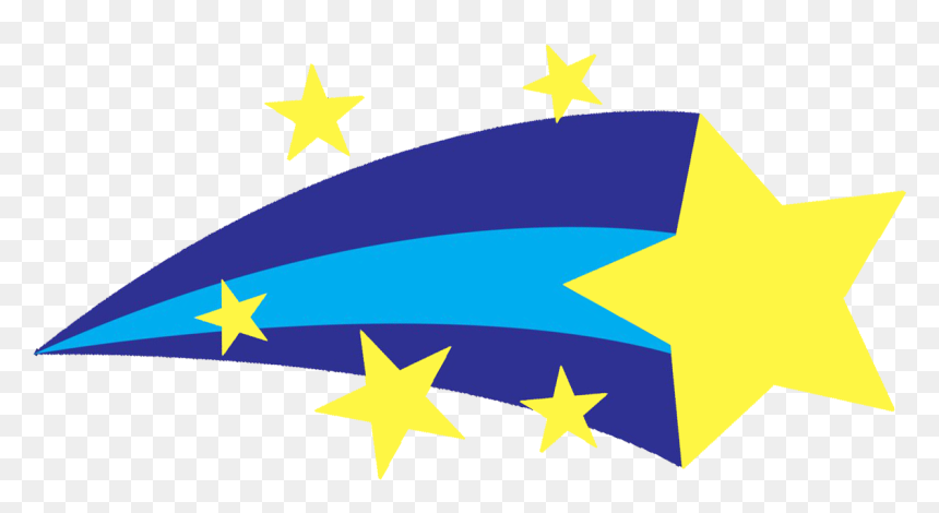Shooting Star Stars Clipart, HD Png Download - shooting star png