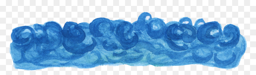 Transparent Watercolor Waves, HD Png Download - ocean png