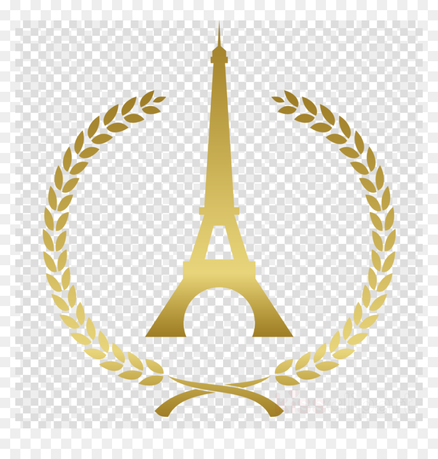 Feather In A Circle Vector, HD Png Download - eiffel tower png