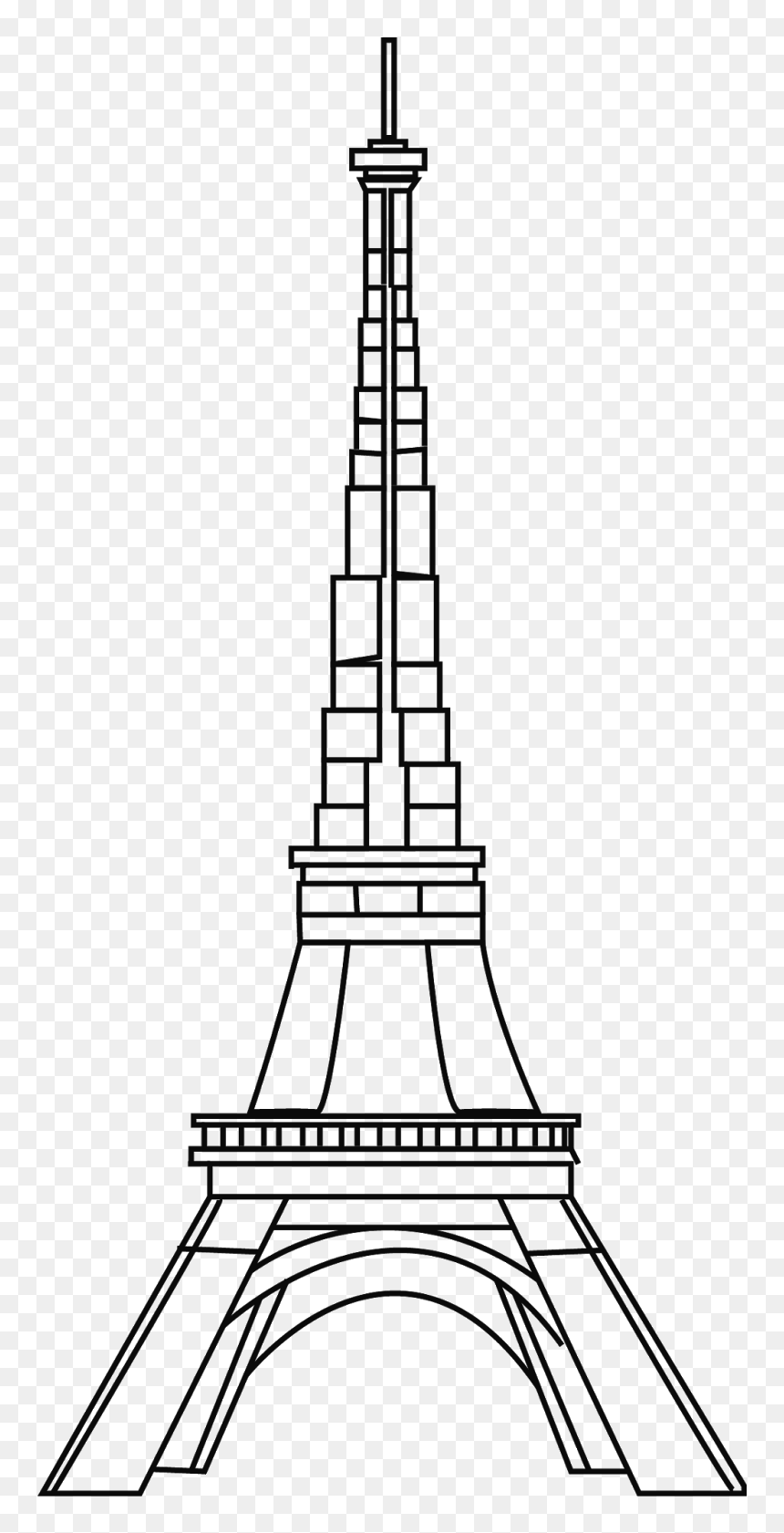 Steeple, HD Png Download - eiffel tower png