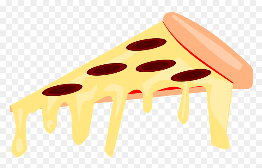 Pizza Cheese Vector Png, Transparent Png - pizza slice png