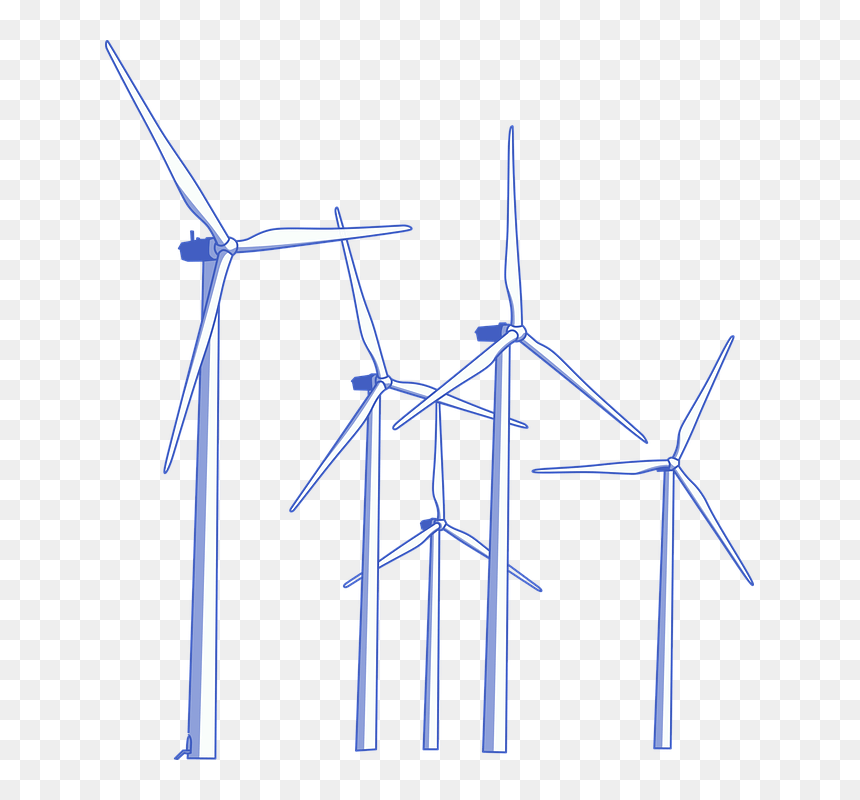 Wind Turbine Clipart, HD Png Download - wind png