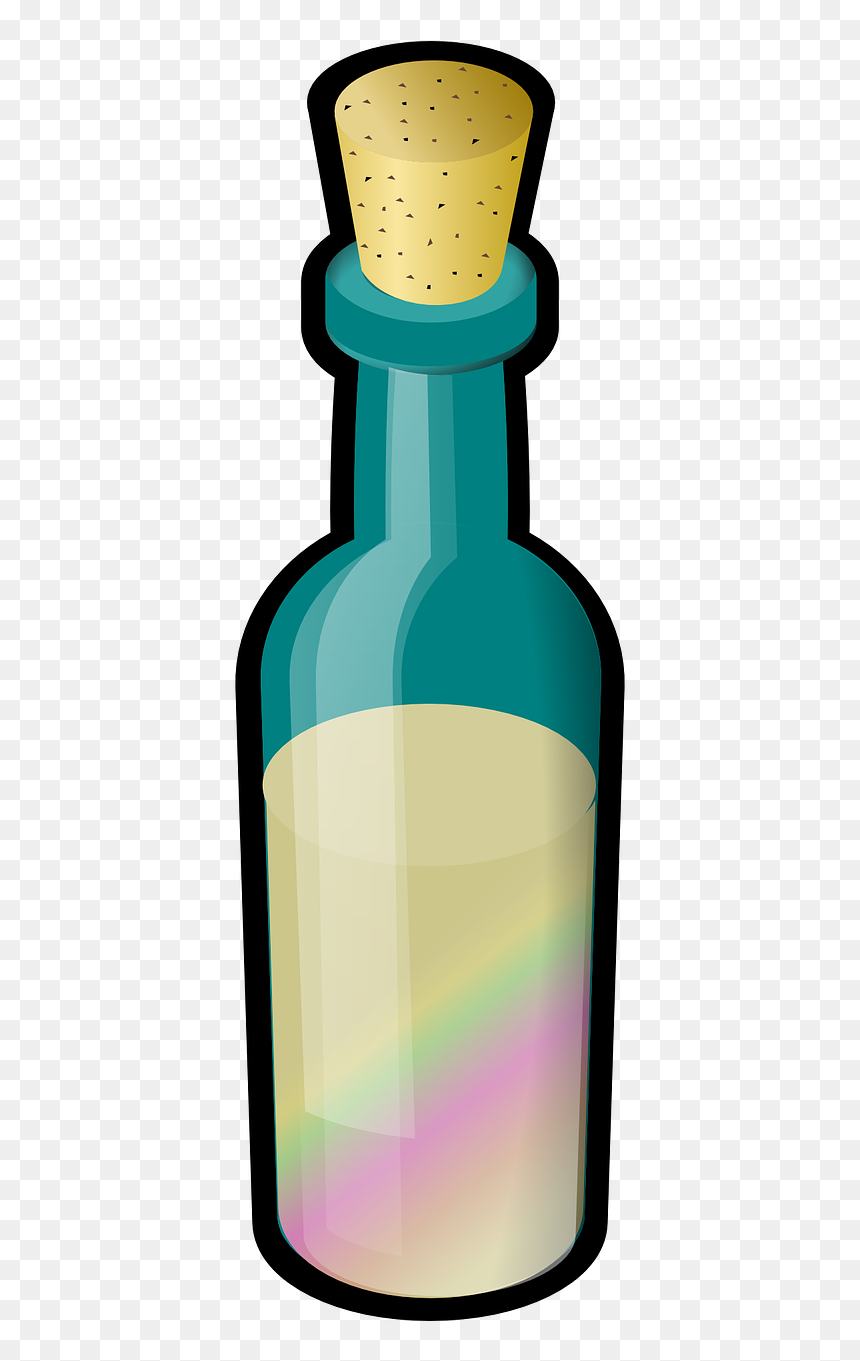 Bottle With Cork Clipart, HD Png Download - sand png