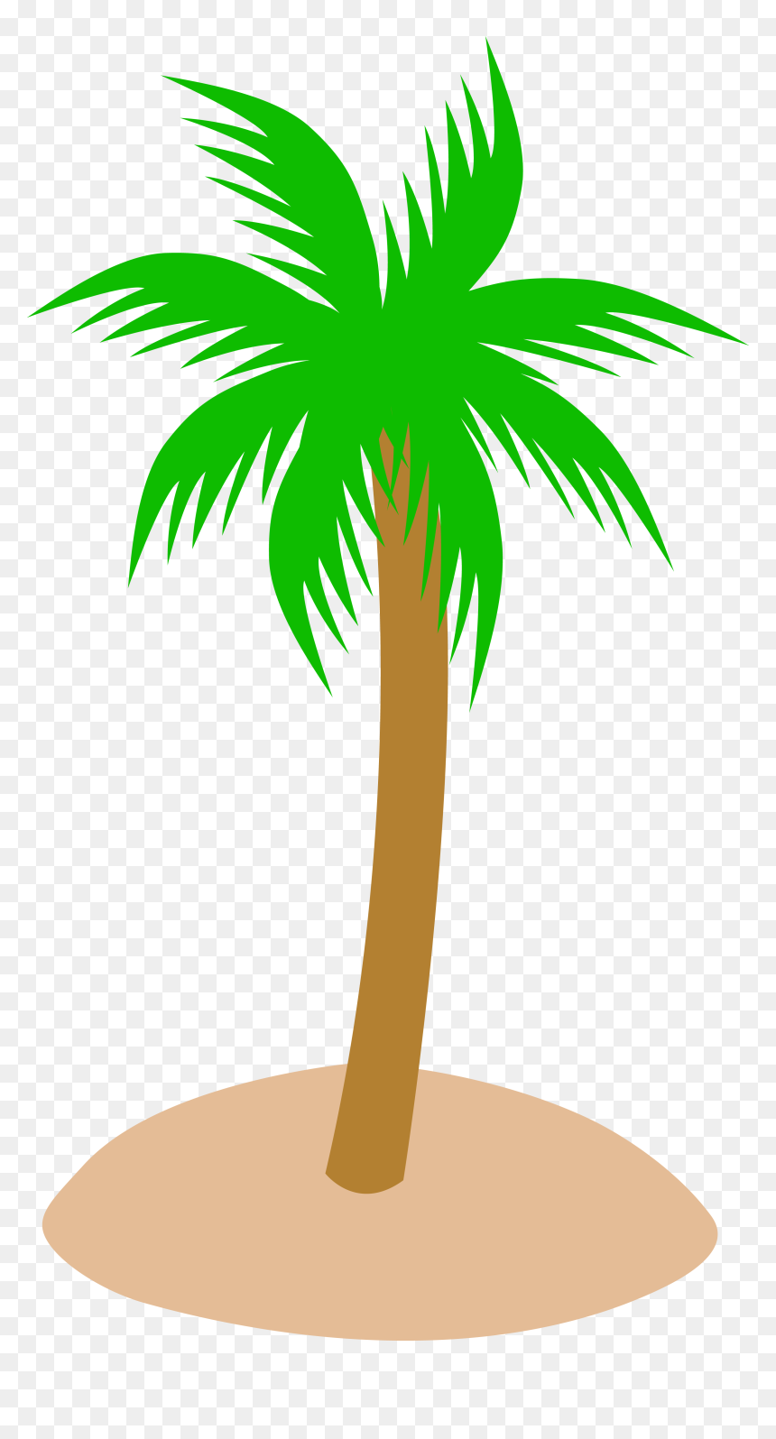 Palm Tree Vector Png, Transparent Png - sand png