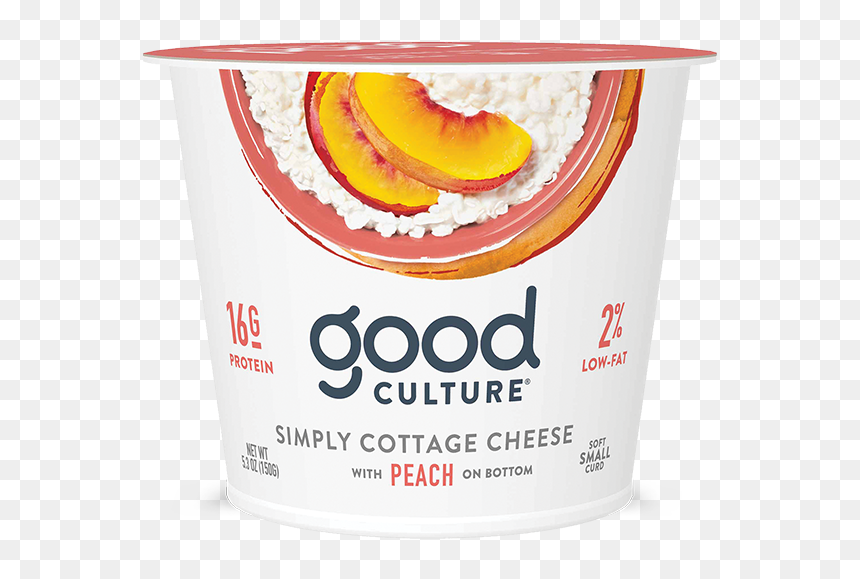 Good Culture Cottage Cheese Strawberry, HD Png Download - peach png