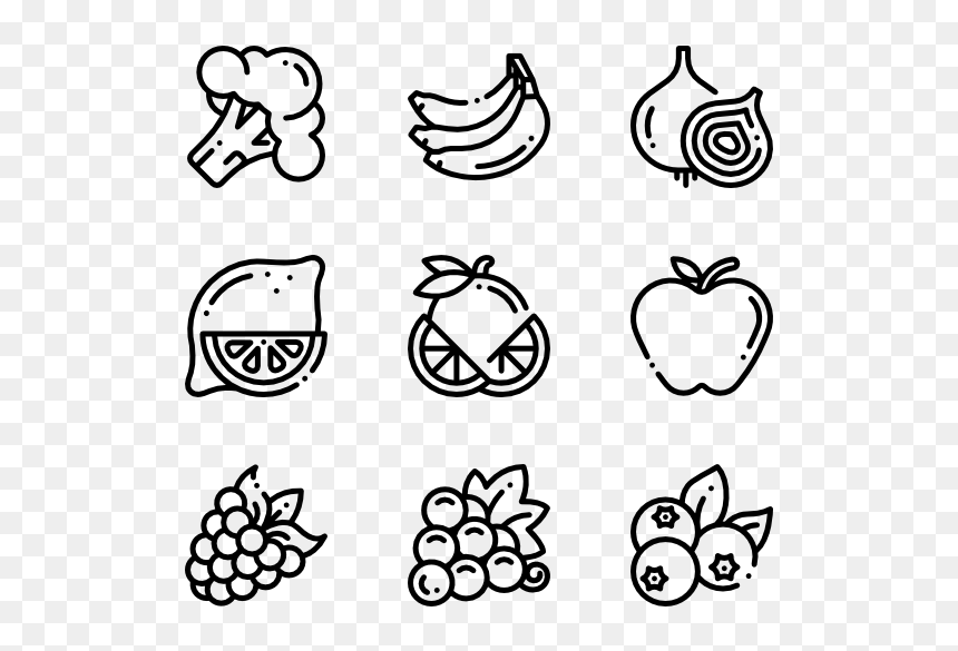 Hand Drawn Social Media Icons Png, Transparent Png - peach png