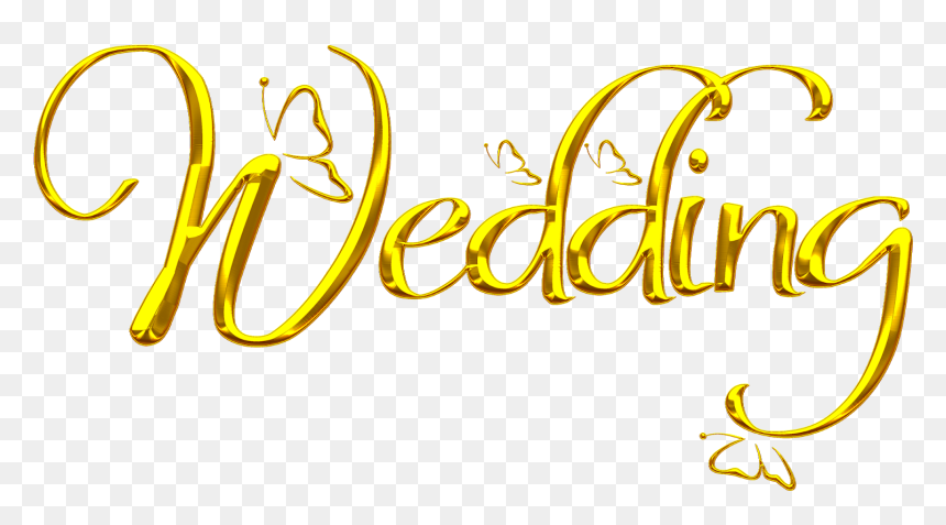 Wedding Font Images Png, Transparent Png - wedding png