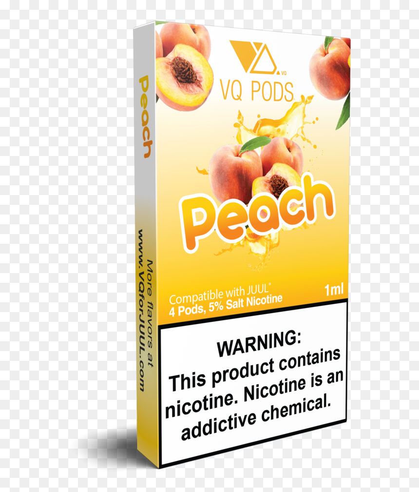 Juul Pods 3 Nicotine Peach, HD Png Download - peach png