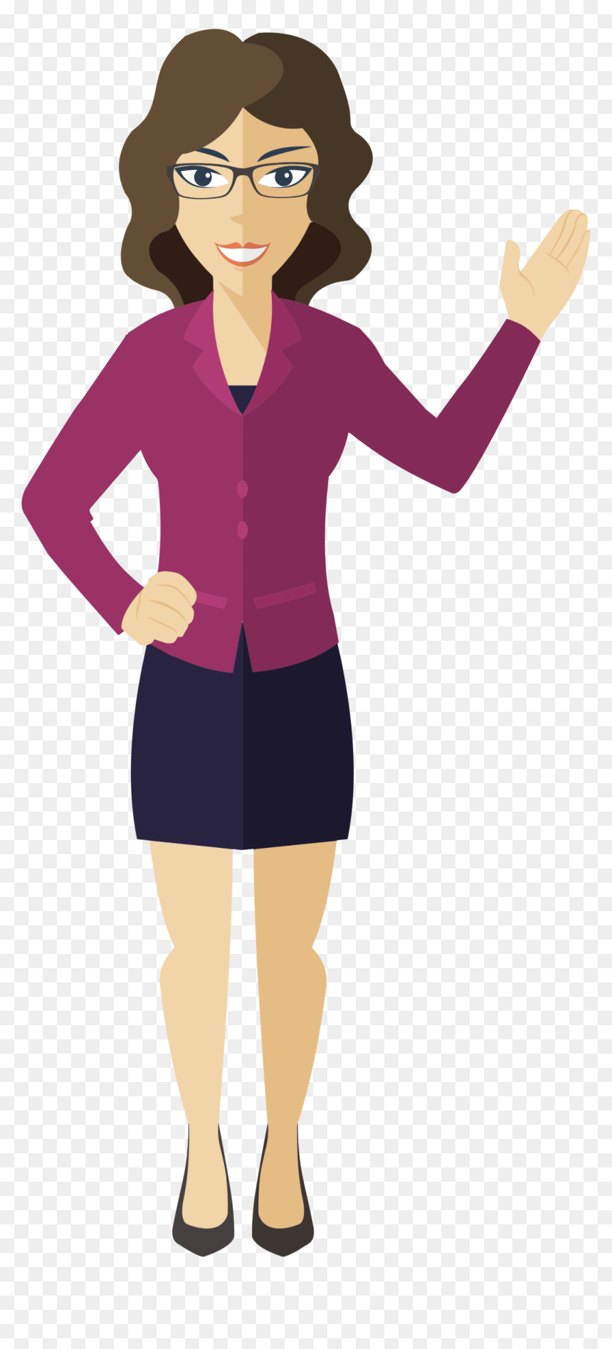 Clip Art Business Woman, HD Png Download - woman png
