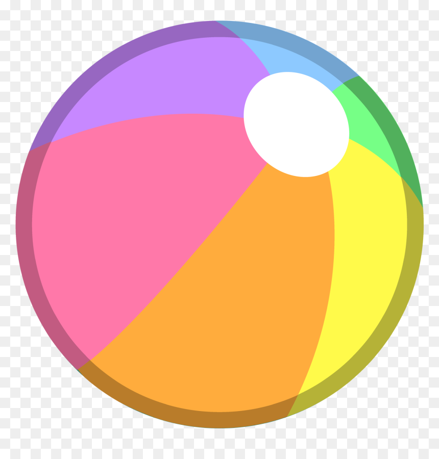 Beach Ball Clipart, HD Png Download - beach ball png