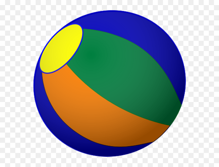 Circle, HD Png Download - beach ball png