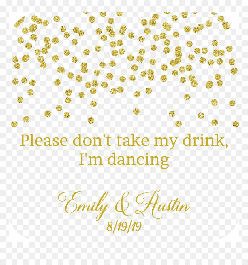 Gold Confetti Transparent Background, HD Png Download - gold confetti png