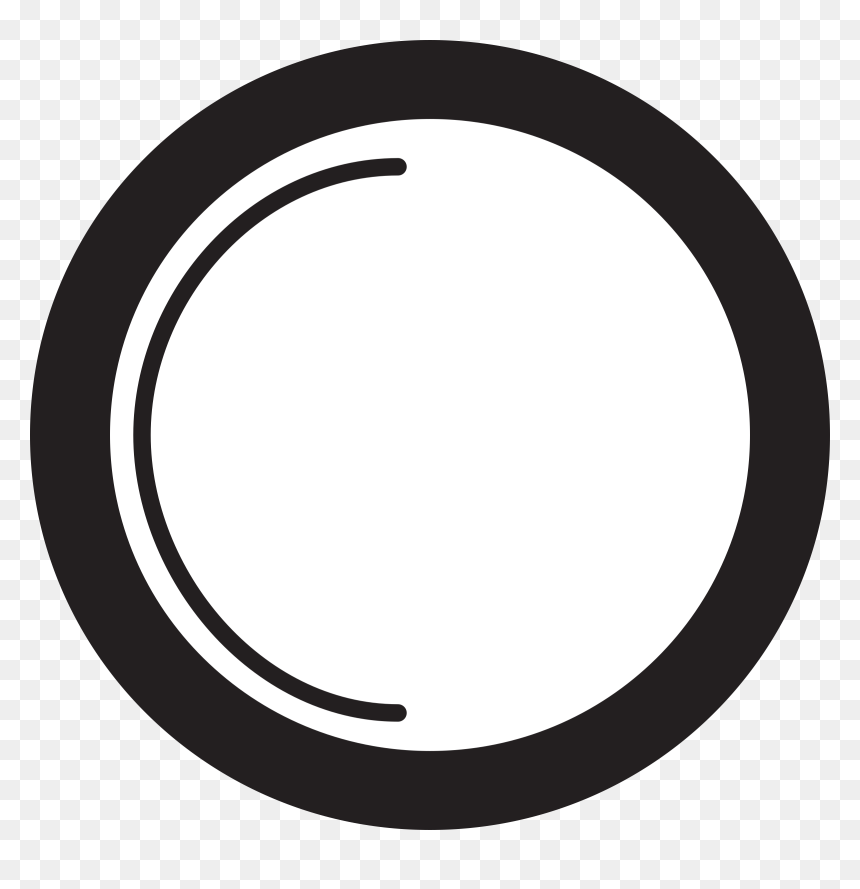 Plate Clipart Black, HD Png Download - plate png