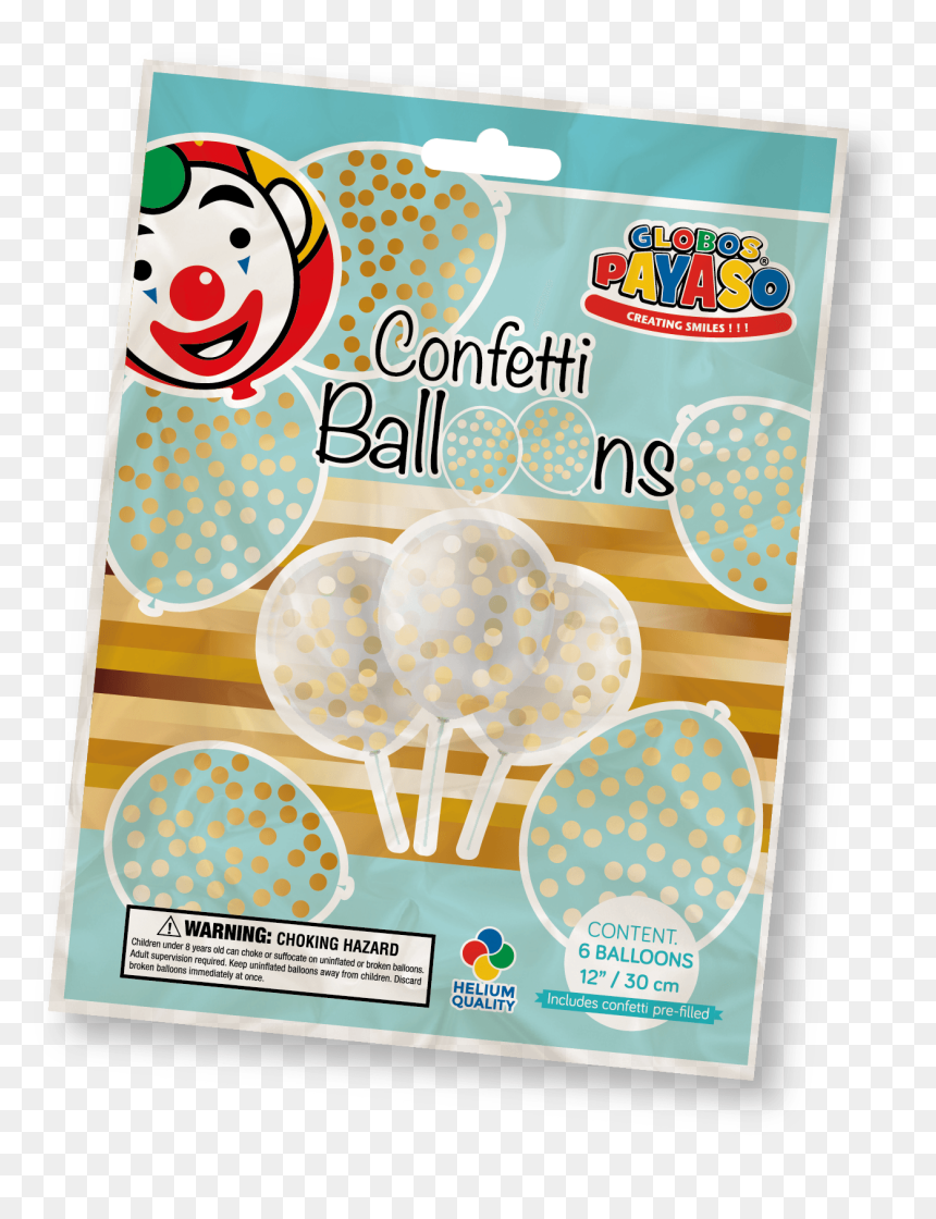 Balloon, HD Png Download - gold confetti png