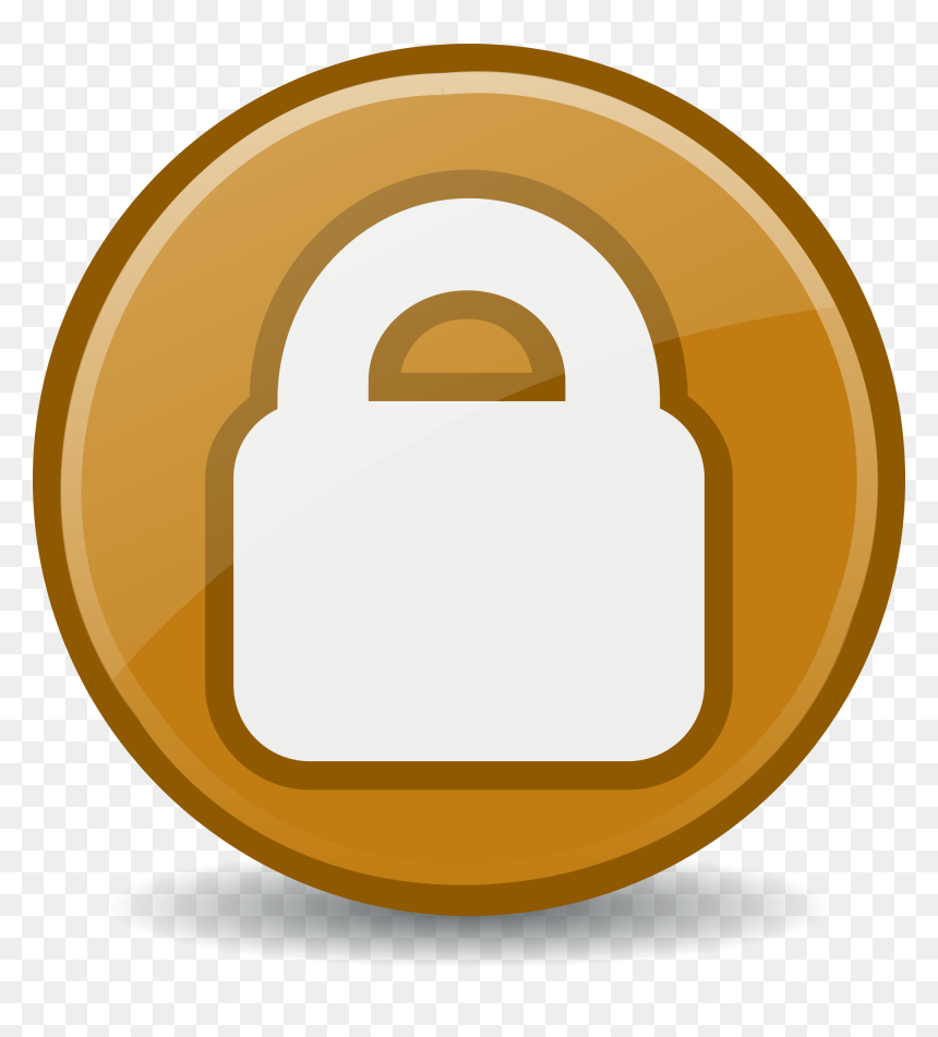 Circle, HD Png Download - lock png