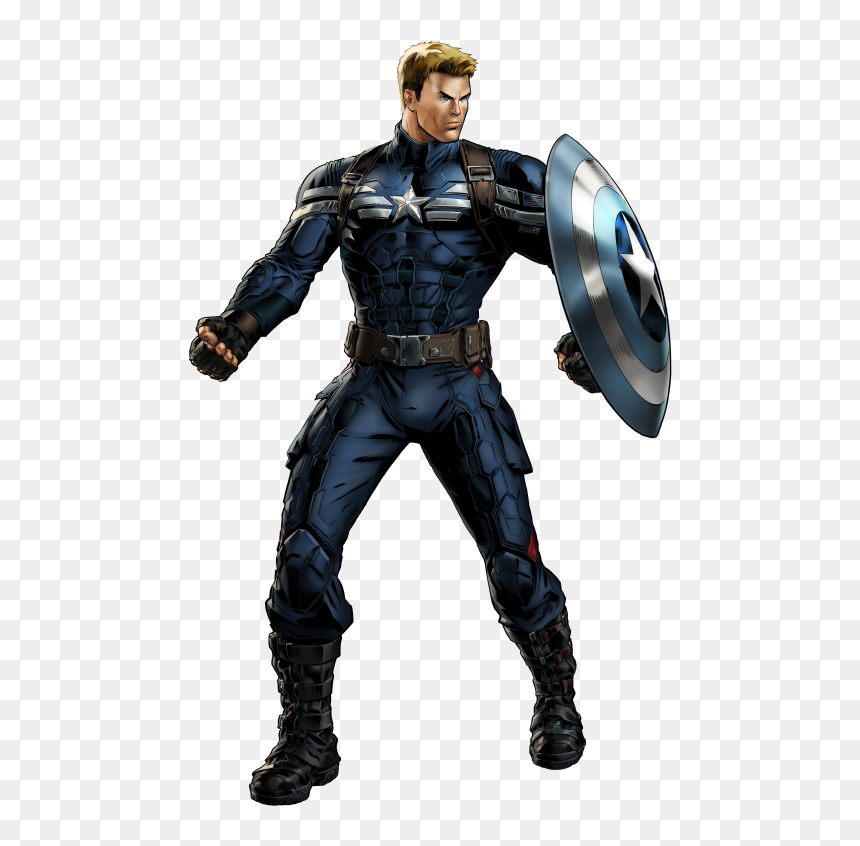 Ultimate Alliance Captain America, HD Png Download - soldier png