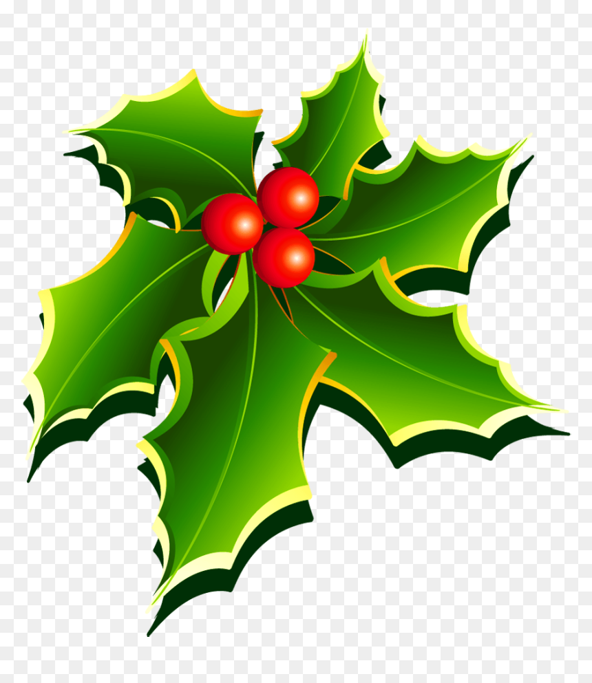 Holly Mistletoe Transparent Png, Png Download - mistletoe png