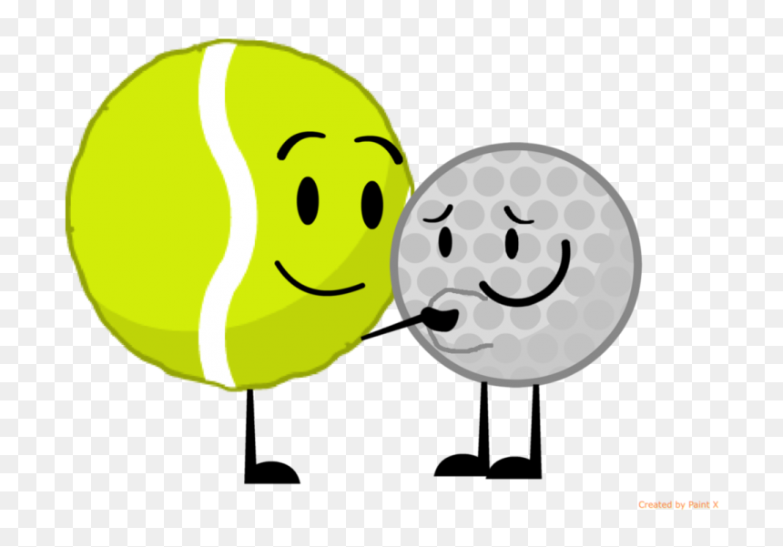 Golf Ball X Tennis Ball, HD Png Download - golf ball png