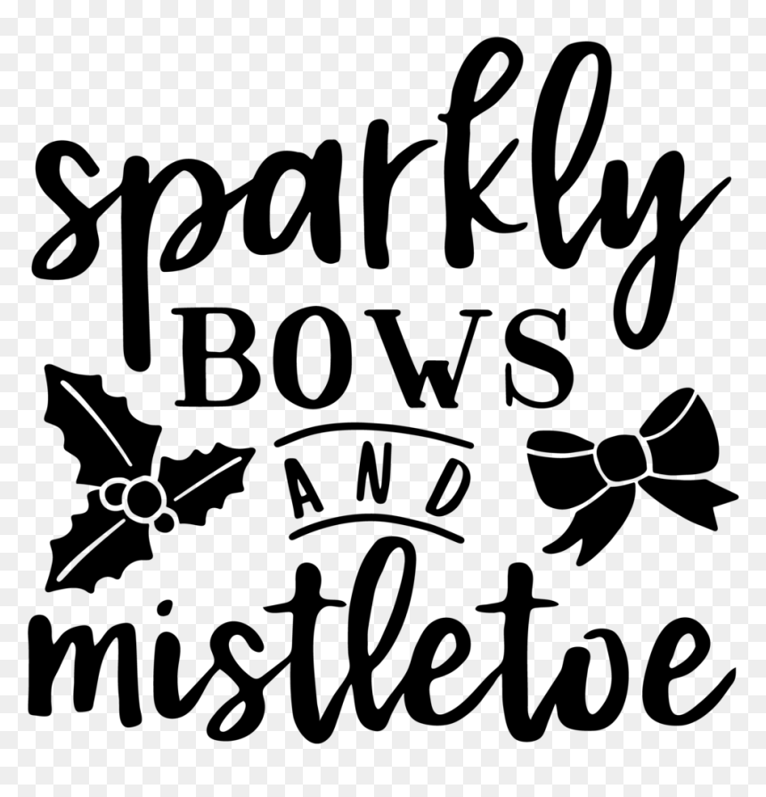 Calligraphy, HD Png Download - mistletoe png