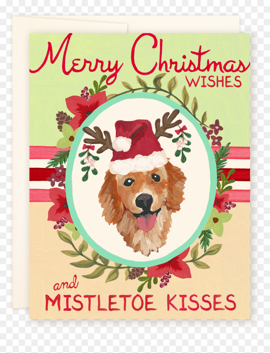 Christmas Card, HD Png Download - mistletoe png
