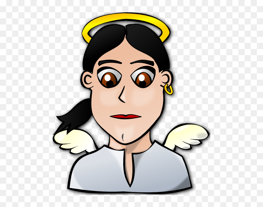 Angelic Face Cartoon, HD Png Download - utorrent png
