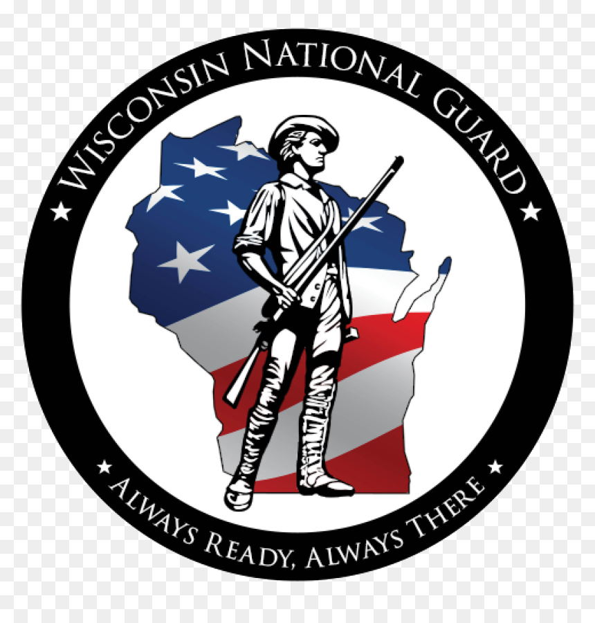 Wisconsin National Guard Logo, HD Png Download - american border png