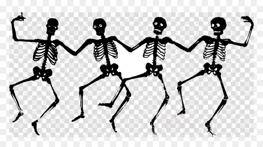 Skeletons Dancing, HD Png Download - holloween png