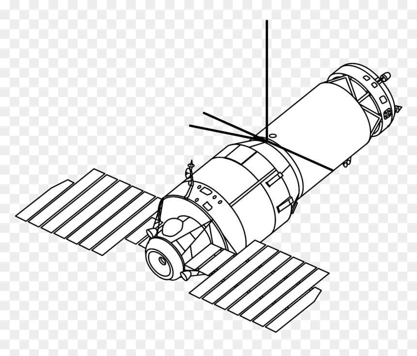 Salyut 5, HD Png Download - space satellite png