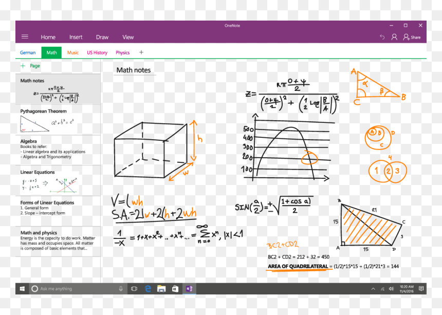 Diagram, HD Png Download - onenote png