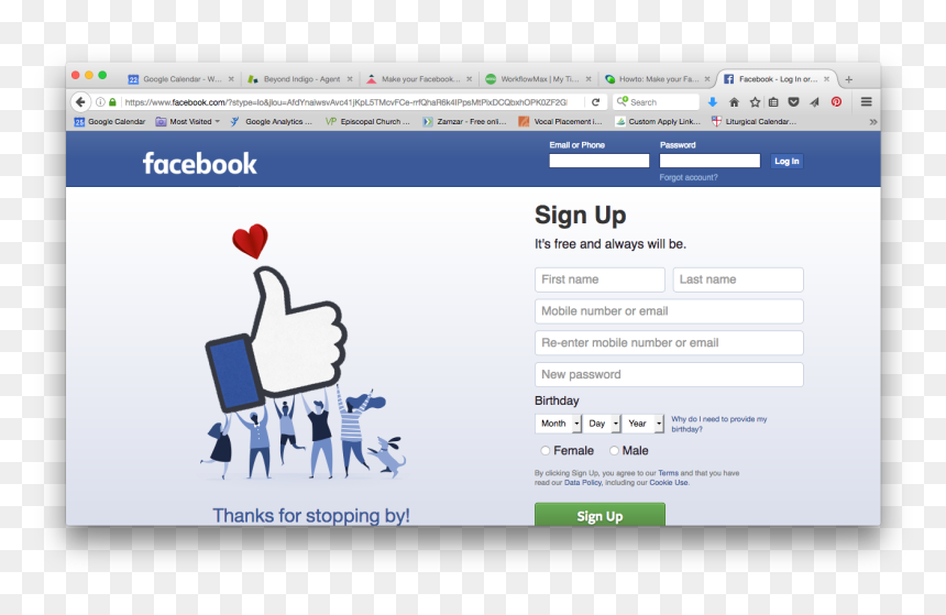 Log On The Internet, HD Png Download - facebook page png